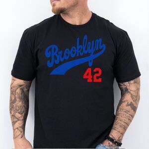 Brooklyn Dodgers, Jackie Robinson Graphic T-Shirt | Adult & Kids Sizes